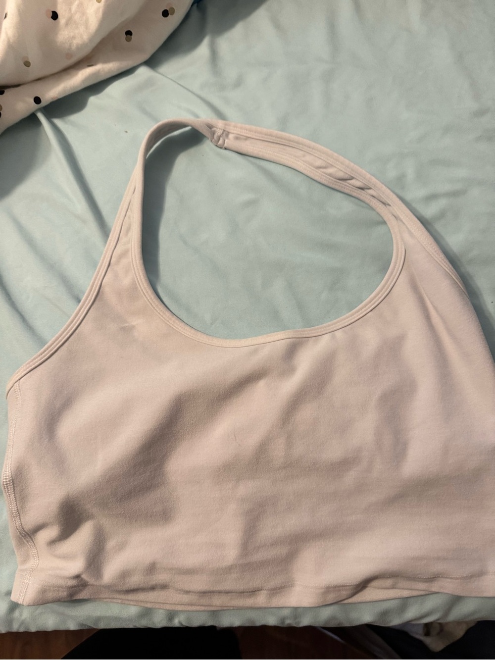 Beyond Yoga white Halter Bralette - Picture 1 of 3